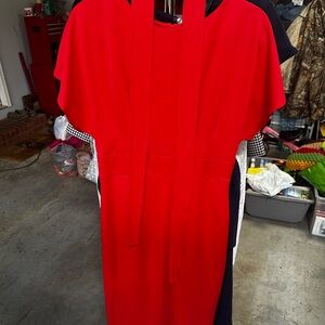 Elegant Red Women's Dress